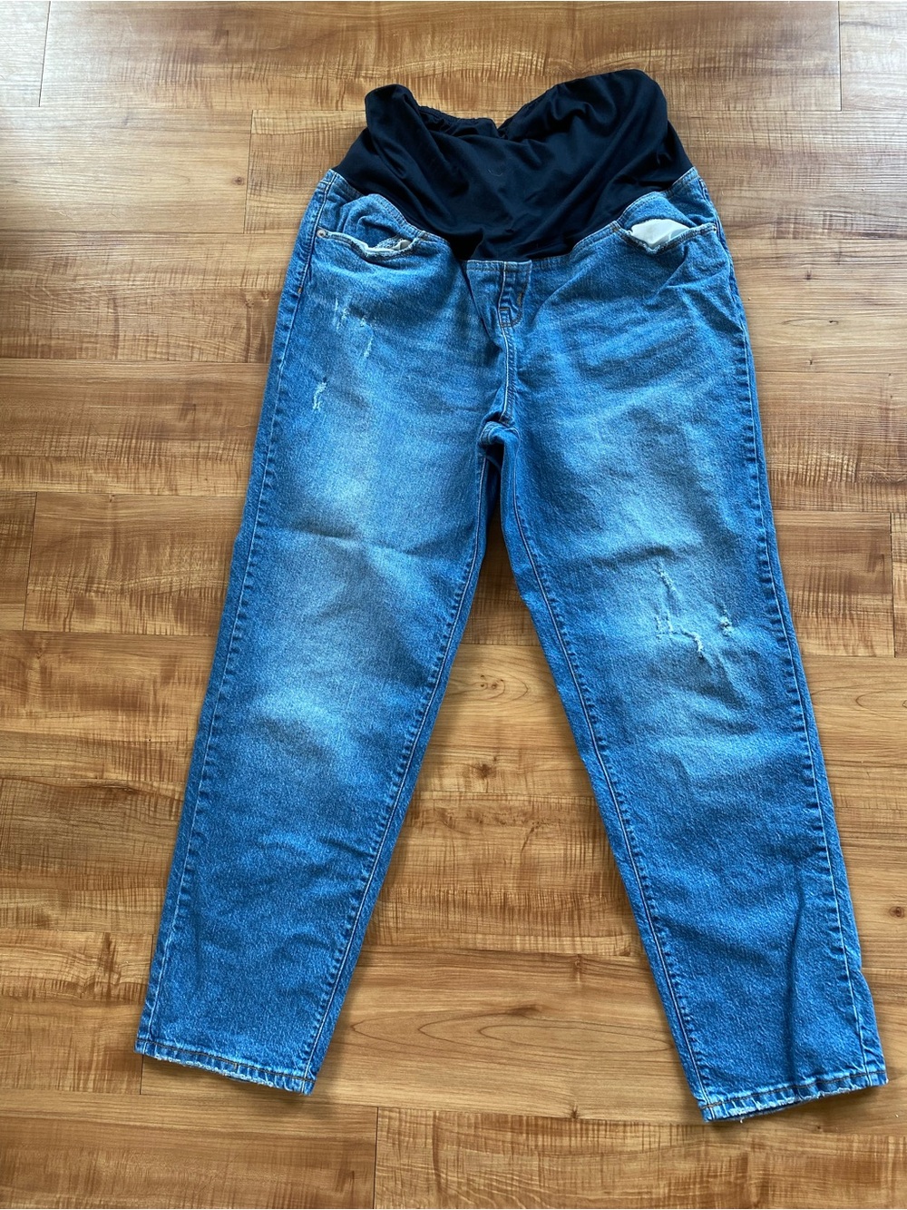 Isabel Maternity Denim Jeans - 90s Straight Size 12